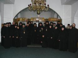 Desfăşurarea primei sinaxe monahale din anul 2009 în Episcopia Caransebeşului